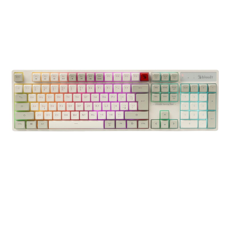 Клавиатура Bloody B230N White