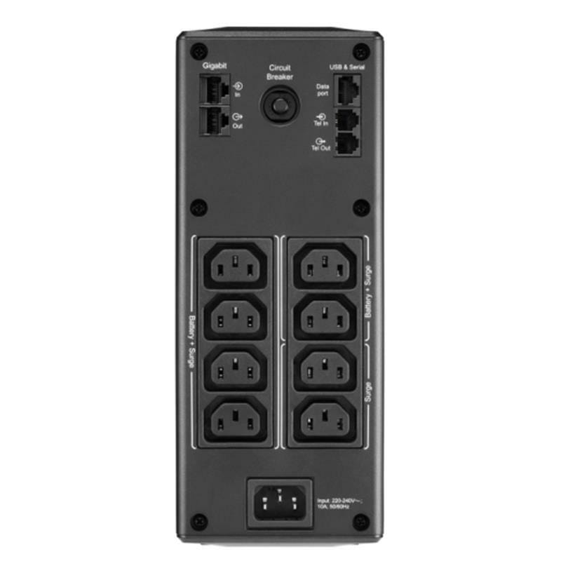 ИБП APC UPS Pro BR 1300VA, Lin.int., 8 х IEC, LCD, USB, металл (BR1300MI)