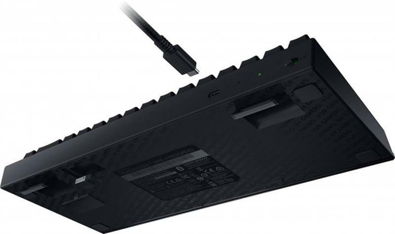 Клавиатура беспроводная Razer BlackWidow V3 Mini Hyperspeed Yellow Switch Black (RZ03-03890700-R3R1)