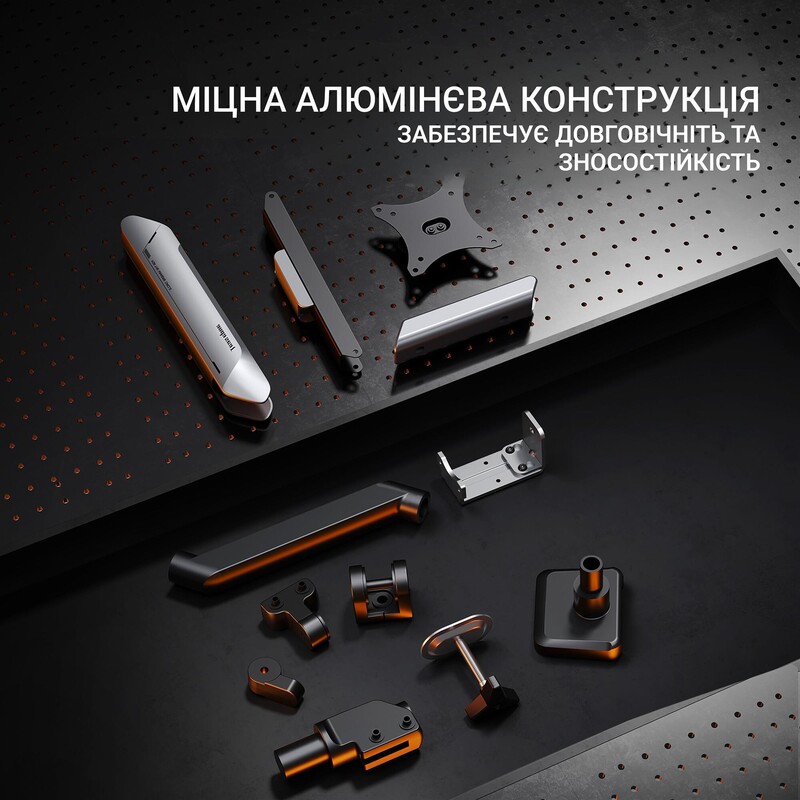 Кронштейн Anda Seat Stealth Pro II 17"-42" White/Gray (AD-W-A9-1S-FW) (VESA100х100)