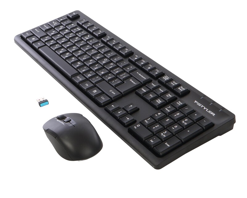 Комплект (клавиатура, мышь) беспроводной A4Tech FG1200S Black
