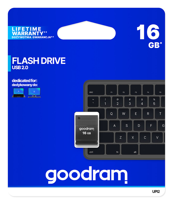 Флеш-накопитель USB2.0 16GB Goodram UPI2 (Piccolo) Black (UPI2-0160K0R11)