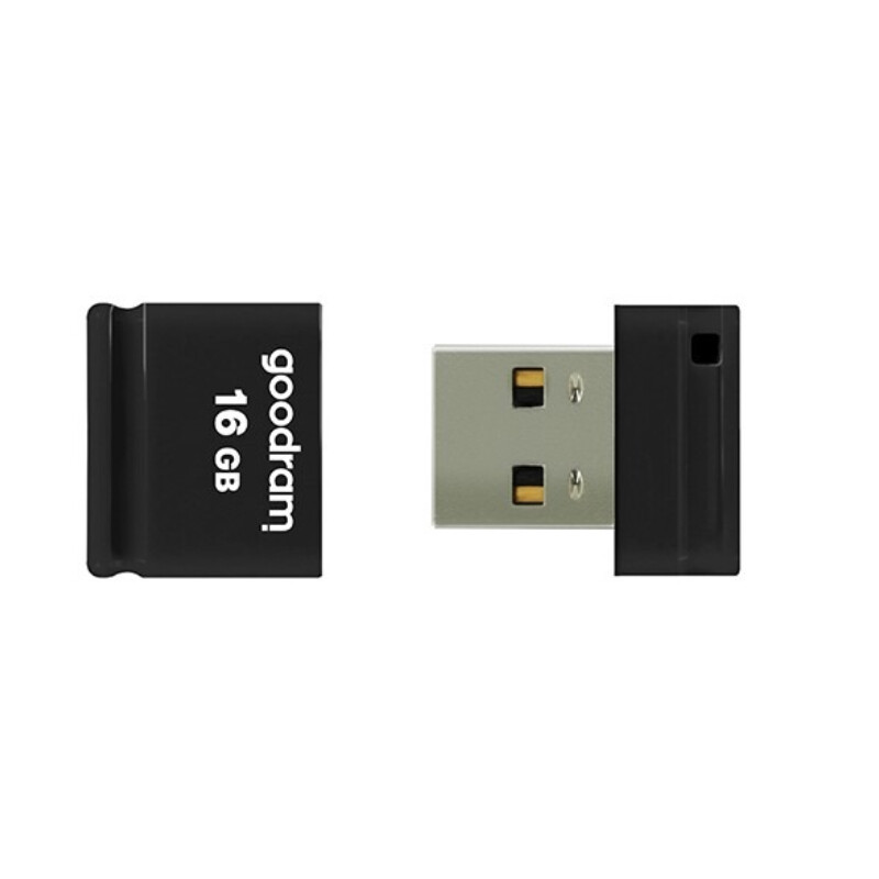 Флеш-накопитель USB2.0 16GB Goodram UPI2 (Piccolo) Black (UPI2-0160K0R11)