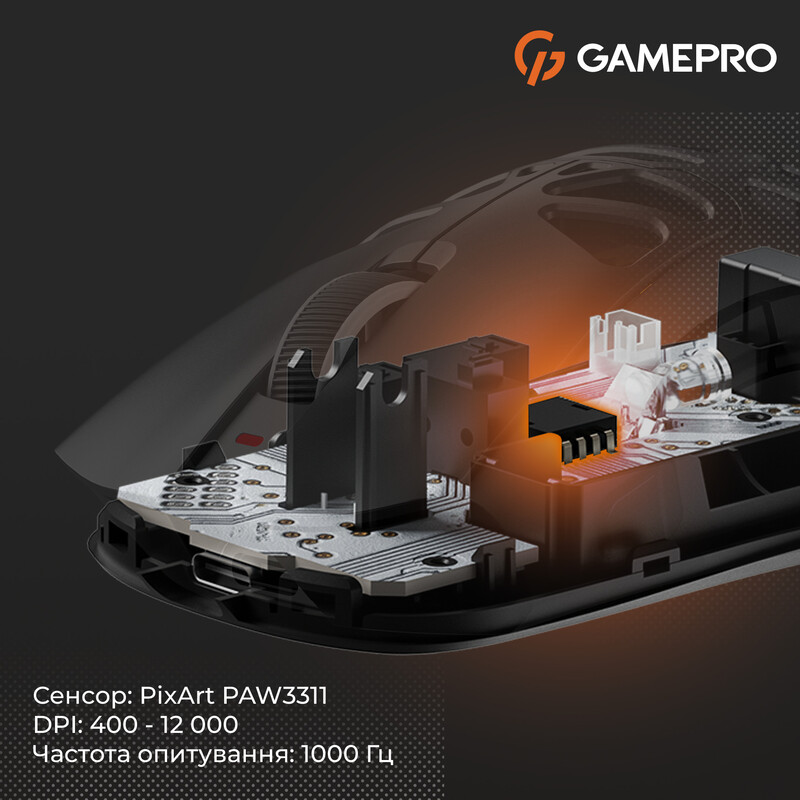 Мышь беспроводная GamePro Genesis Spider (GM870B)