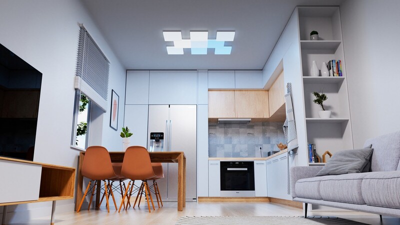 Світильник стельовий Nanoleaf Skylight Expansion Pack, 1 шт., Apple HomeKit (NF083E00-1SL)