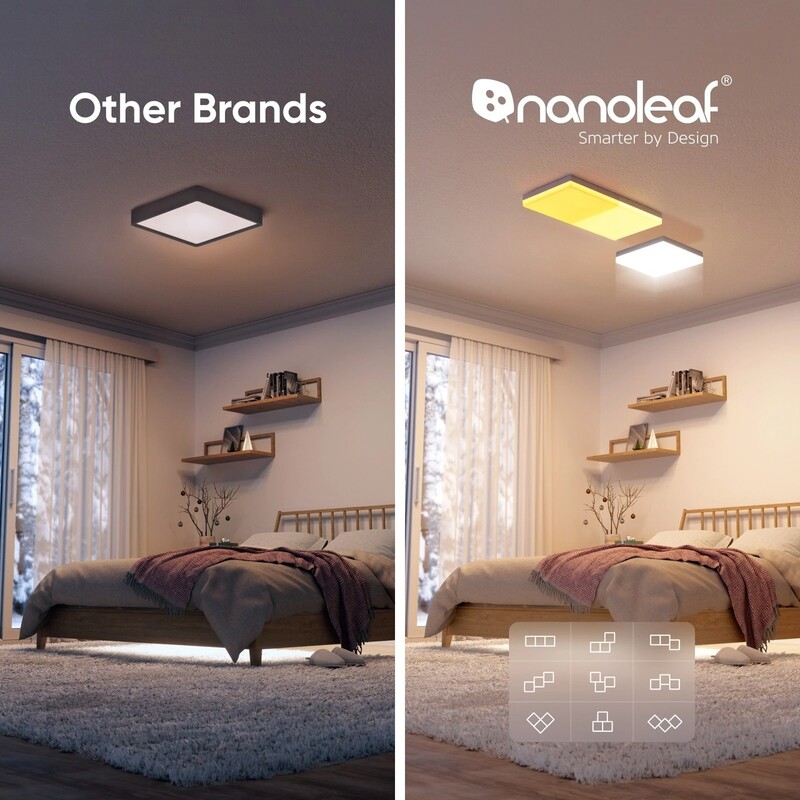 Світильник стельовий Nanoleaf Skylight Expansion Pack, 1 шт., Apple HomeKit (NF083E00-1SL)