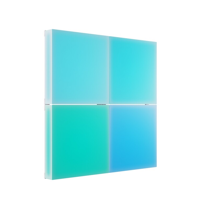 Комплект панелей Nanoleaf Blocks Small Squares Add-On Kit с поддержкой HomeKit и Matter, 4 шт. (N8100E00-4SS)