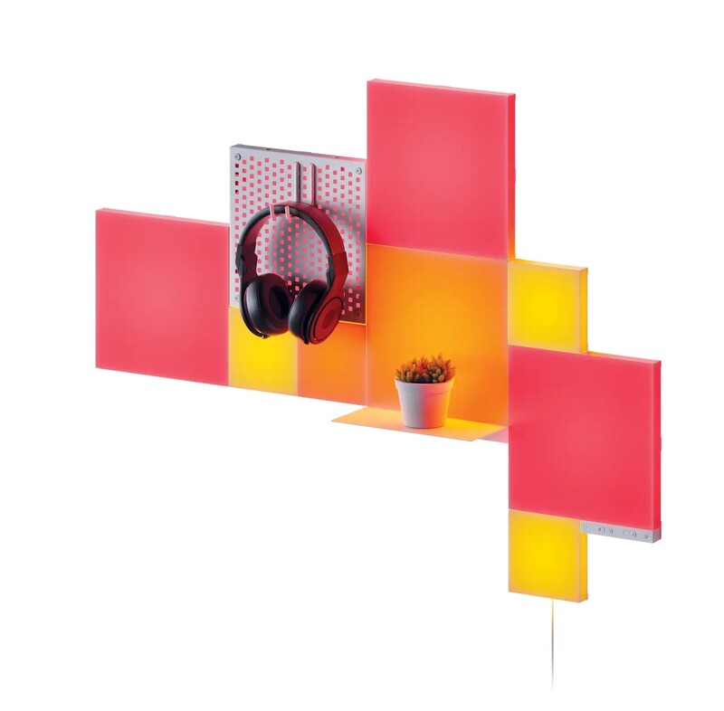 Розумні світлові панелі Nanoleaf Blocks Combo XL з підтримкою HomeKit і Matter, 9 шт. (N8100K02-10CB)
