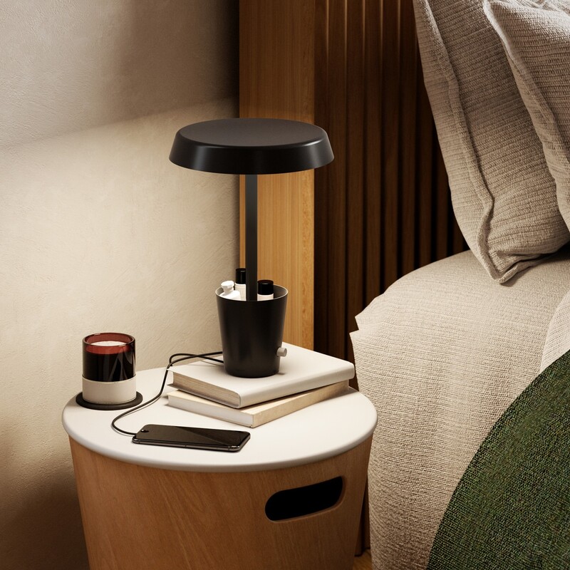Настільна лампа Nanoleaf Umbra Cup, RGBW, Apple HomeKit, Matter Black (SQUB0300-1Cup)
