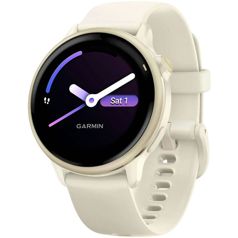 Смарт-годинник Garmin Vivoactive 6 Bone/Lunar Gold (010-02985-01)