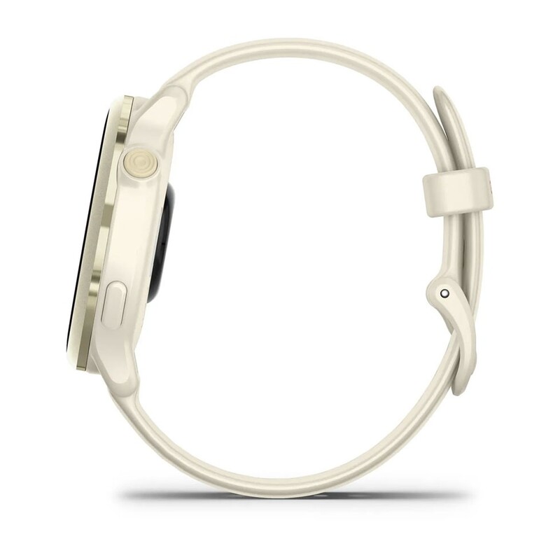 Смарт-годинник Garmin Vivoactive 6 Bone/Lunar Gold (010-02985-01)