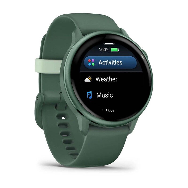 Смарт-часы Garmin Vivoactive 6 Jasper Green/J. Green Metallic (010-02985-02)