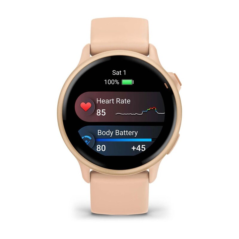 Смарт-годинник Garmin Vivoactive 6 Pink Dawn/P. Dawn Metallic (010-02985-03)
