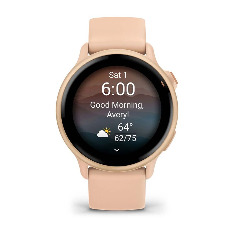 Смарт-годинник Garmin Vivoactive 6 Pink Dawn/P. Dawn Metallic (010-02985-03)