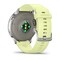 Фото - Смарт-часы Garmin Venu 4 45mm Silver Bezel with Citron Silicone Band (010-03014-02) | click.ua