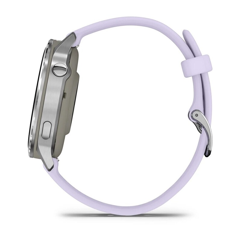 Смарт-часы Garmin Venu 4 41mm Silver Bezel with Periwinkle Silicone Band (010-03013-01)