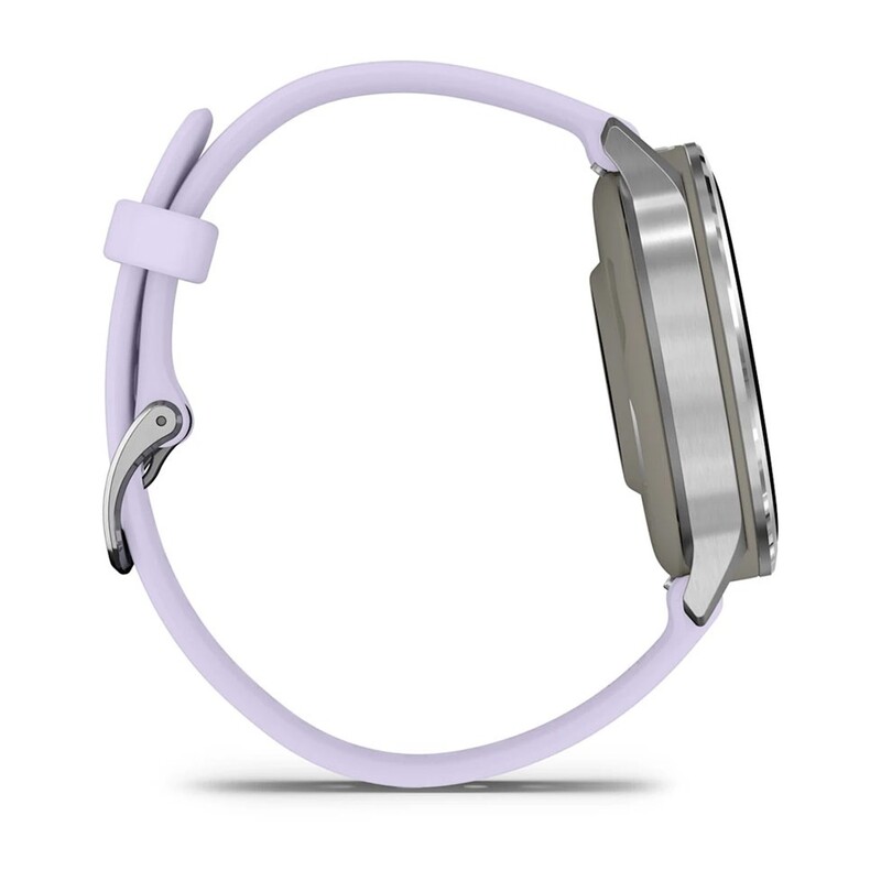 Смарт-часы Garmin Venu 4 41mm Silver Bezel with Periwinkle Silicone Band (010-03013-01)