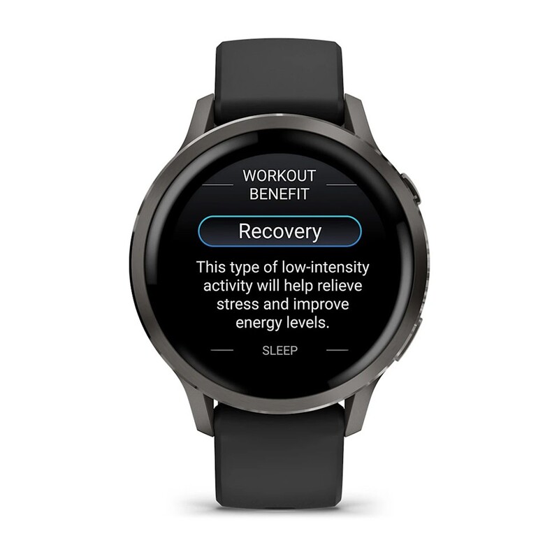 Смарт-часы Garmin Venu 4 41mm Slate Bezel with Black Silicone Band (010-03013-02)