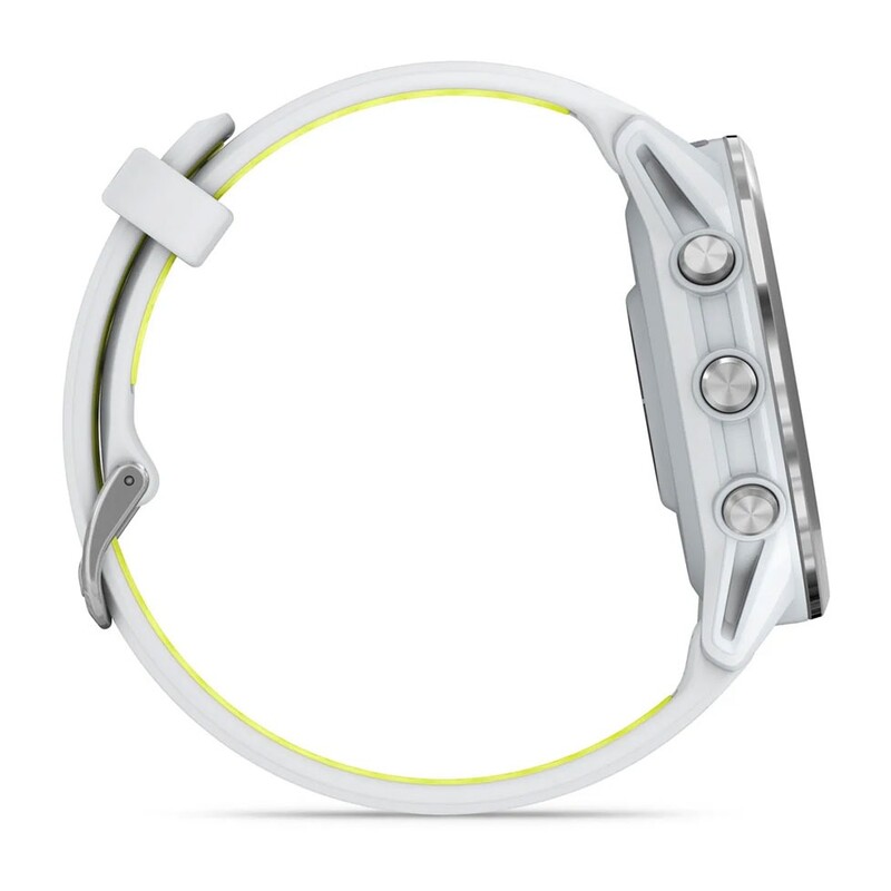 Смарт-часы Garmin Forerunner 970 Whitestone/Amp Yellow (010-02969-11)