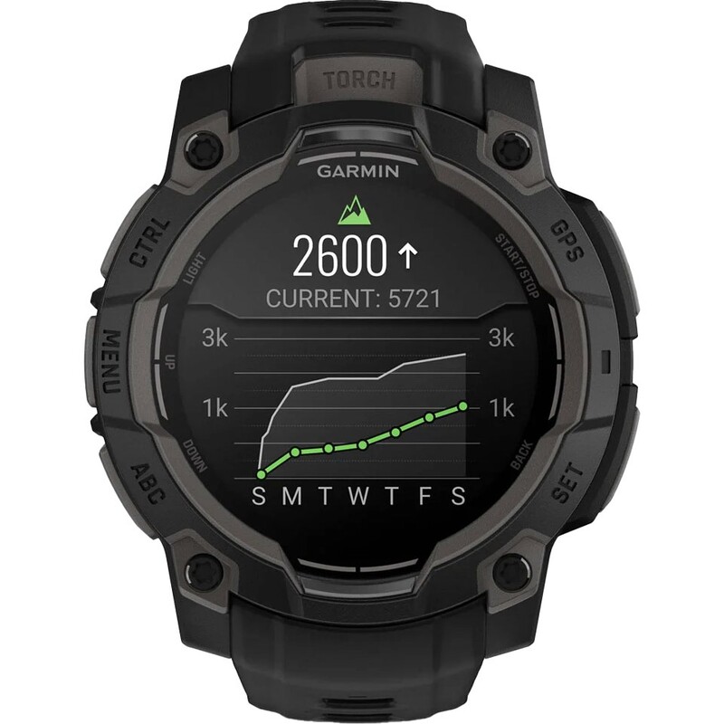 Смарт-часы Garmin Instinct 3 45mm AMOLED Black Bezel with Black Band (010-02936-00)