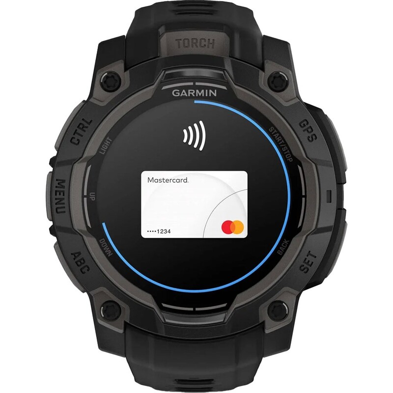 Смарт-часы Garmin Instinct 3 45mm AMOLED Black Bezel with Black Band (010-02936-00)