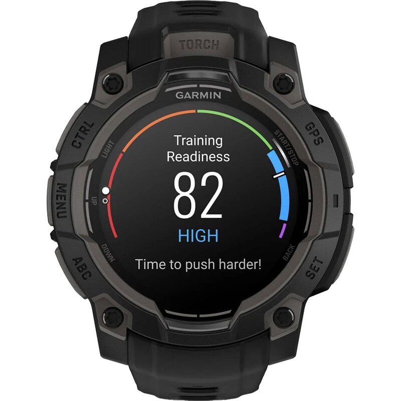 Смарт-часы Garmin Instinct 3 45mm AMOLED Black Bezel with Black Band (010-02936-00)