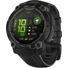 Смарт-годинник Garmin Instinct 3 45mm AMOLED Black Bezel with Black Band (010-02936-00)