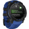 Фото - Смарт-годинник Garmin Instinct 3 45mm AMOLED Black with Bolt Blue/Black Silicone Band (010-02936-03) | click.ua