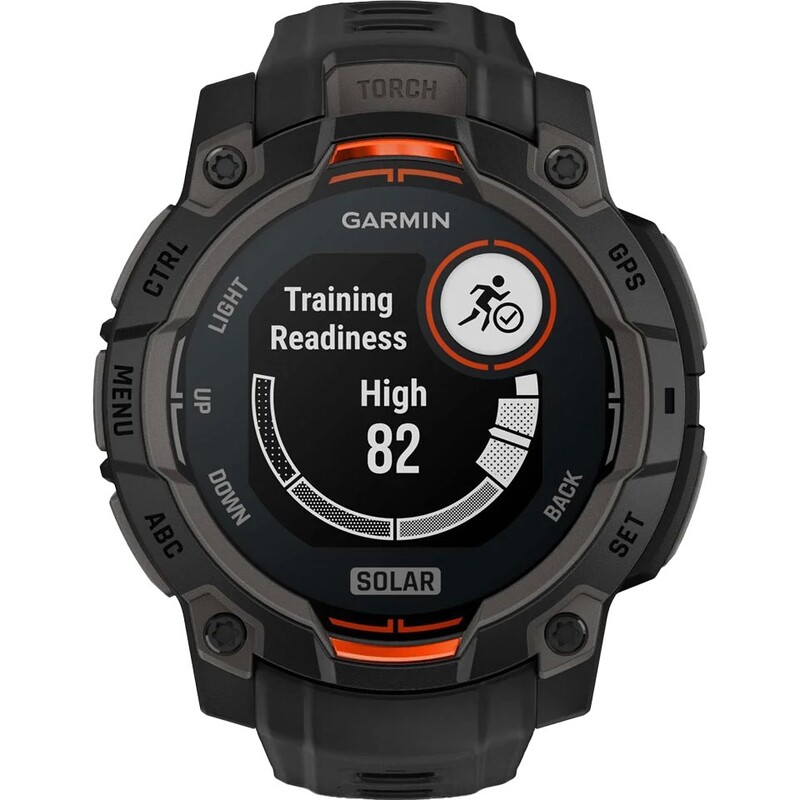 Смарт-часы Garmin Instinct 3 45mm Solar Black Bezel with Black Band (010-02934-00)