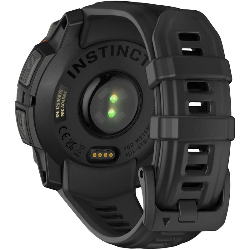 Смарт-часы Garmin Instinct 3 45mm Solar Black Bezel with Black Band (010-02934-00)