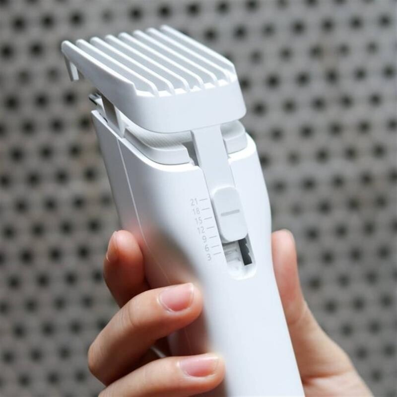 Машинка для стрижки Enchen Boost White Set + Пеньюар и ножницы