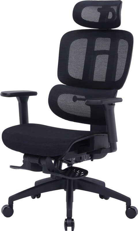 Крісло офісне Officepro Skyline Footrest Black (OC750-B-B-B)