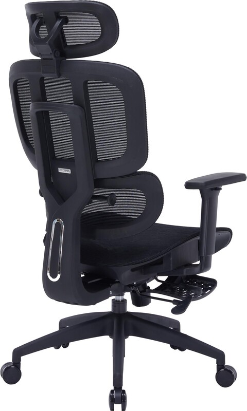 Крісло офісне Officepro Skyline Footrest Black (OC750-B-B-B)