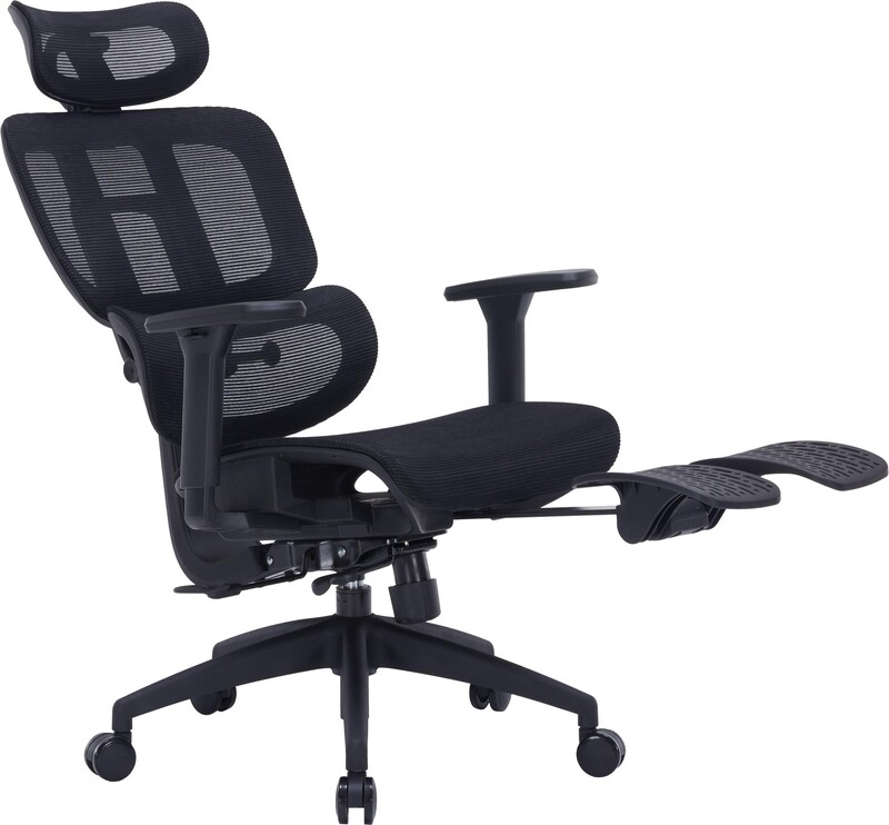 Крісло офісне Officepro Skyline Footrest Black (OC750-B-B-B)