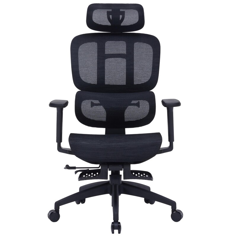 Крісло офісне Officepro Skyline Footrest Black (OC750-B-B-B)