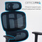 Фото - Крісло офісне Officepro Skyline Footrest Black (OC750-B-B-B) | click.ua