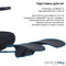 Фото - Крісло офісне Officepro Skyline Footrest Black (OC750-B-B-B) | click.ua
