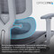 Фото - Крісло офісне Officepro Skyline Footrest Gray/Dark Gray (OC750-G-DG-DG) | click.ua