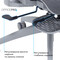 Фото - Крісло офісне Officepro Skyline Footrest Gray/Dark Gray (OC750-G-DG-DG) | click.ua