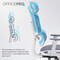 Фото - Крісло офісне Officepro Skyline Footrest White/Dark Gray (OC750-W-DG-DG) | click.ua