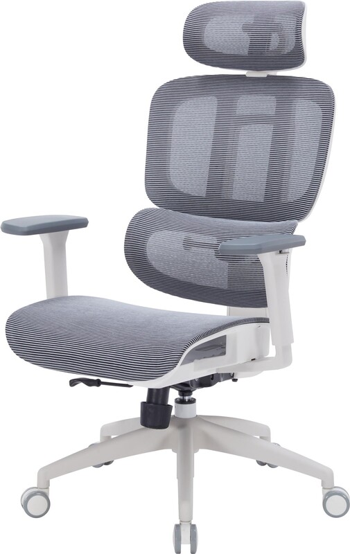 Крісло офісне Officepro Skyline White/Dark Gray (OC680-W-DG-DG)