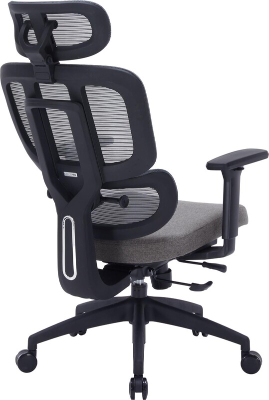 Крісло офісне OfficePro Skyline Black/Dark Gray (OC580-B-DG-DG)