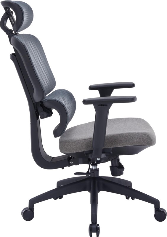 Крісло офісне OfficePro Skyline Black/Dark Gray (OC580-B-DG-DG)