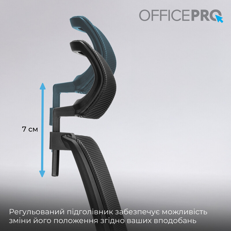 Крісло офісне Officepro OC420B Black