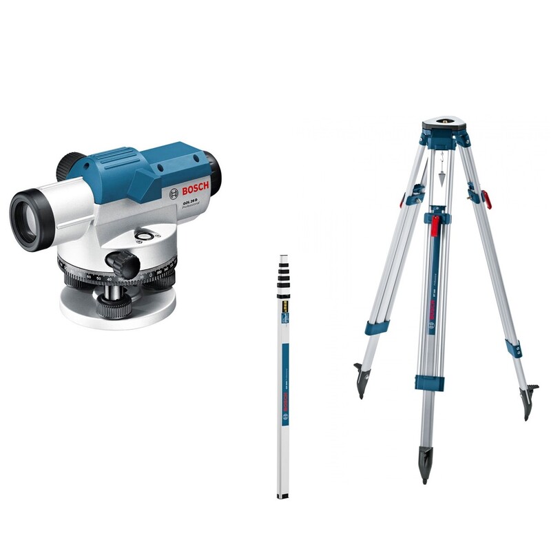 Нивелир оптический Bosch Professional GOL 26 D + BT160 + GR500 (0.601.068.002)