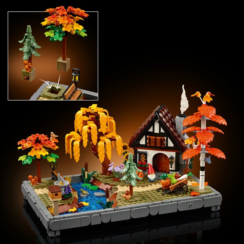 Конструктор LEGO Icons Осенний коттеджный сад (11372)