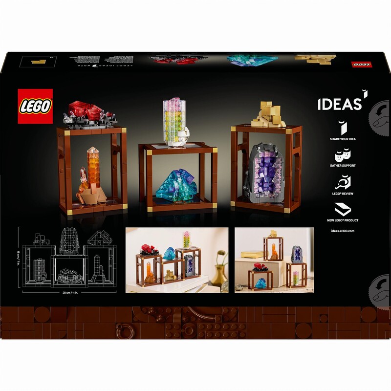 Конструктор LEGO Ideas Коллекция минералов (21362)