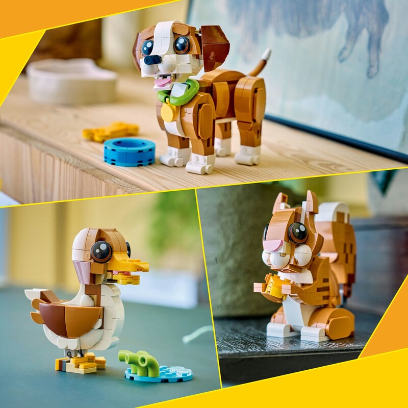 Конструктор LEGO Creator Чарівні тварини: грайливе цуценя (31382)