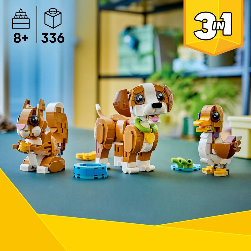Конструктор LEGO Creator Чарівні тварини: грайливе цуценя (31382)