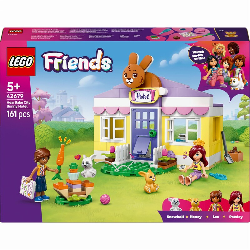 Конструктор LEGO Friends Отель Bunny в Хартлейк-Сити (42679)
